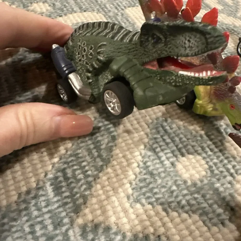 Dinosaur‎ Vehicles Mini Toys Car Dinosaur Model Action Figures Pull Back And Go